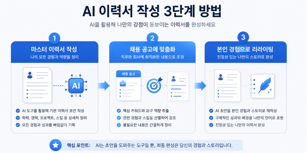 AI로 이력서 만드는 가장 쉬운 방법 (2026년 최신 가이드) 3 image 149