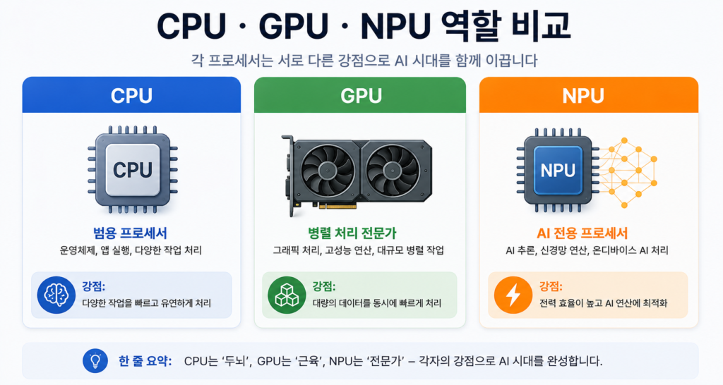 NPU vs GPU 차이점 쉽게 이해하기: 온디바이스 AI 시대에 NPU가 필수인 이유 5 image 173